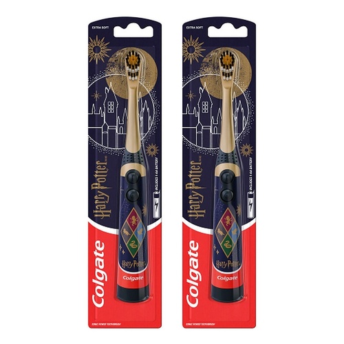 Colgate Kids Harry Potter Sonic Power Toothbrush Extra Soft Pack of 2
