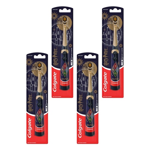 Colgate Kids Harry Potter Sonic Power Toothbrush Extra Soft Pack of 4