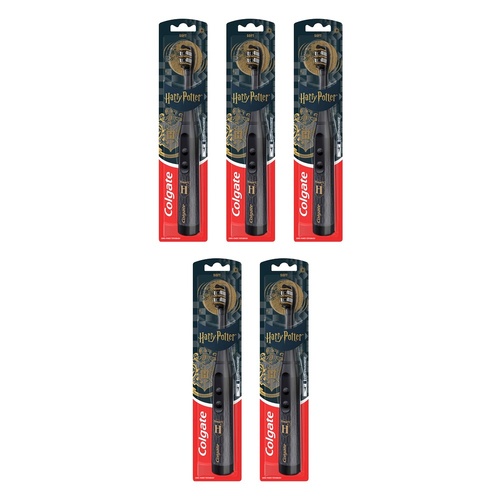 Colgate Adult Harry Potter Sonic Power Toothbrush Soft Bristles Pack of 5