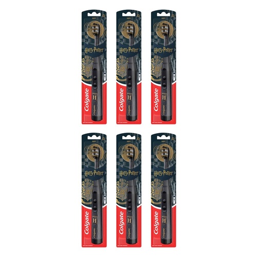 Colgate Adult Harry Potter Sonic Power Toothbrush Soft Bristles Pack of 6
