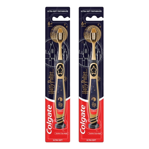Colgate Kids Harry Potter Ultra Soft Toothbrush 6+ Years Pack of 2