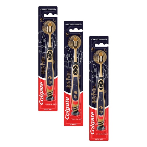 Colgate Kids Harry Potter Ultra Soft Toothbrush 6+ Years Pack of 3
