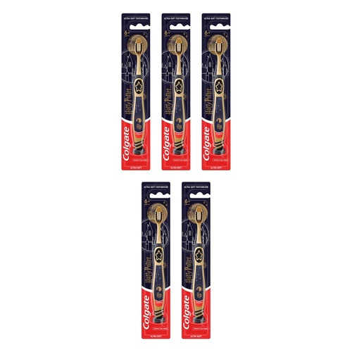 Colgate Kids Harry Potter Ultra Soft Toothbrush 6+ Years Pack of 5