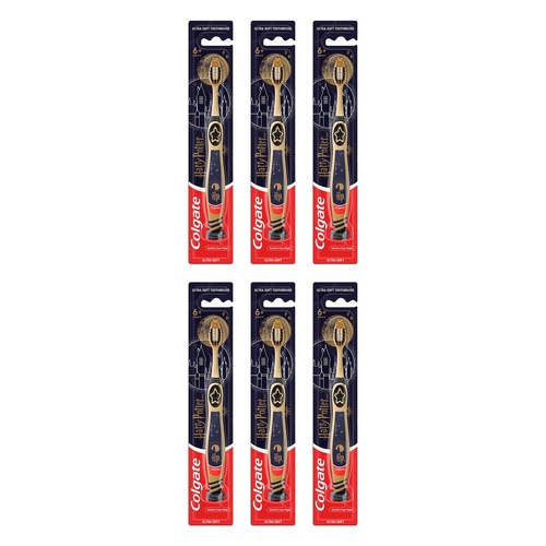 Colgate Kids Harry Potter Ultra Soft Toothbrush 6+ Years Pack of 6