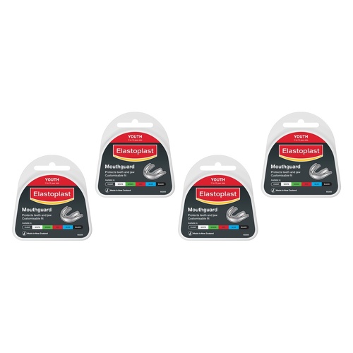 Elastoplast Sport Mouthguard Youth Assorted Colours Pack of 4