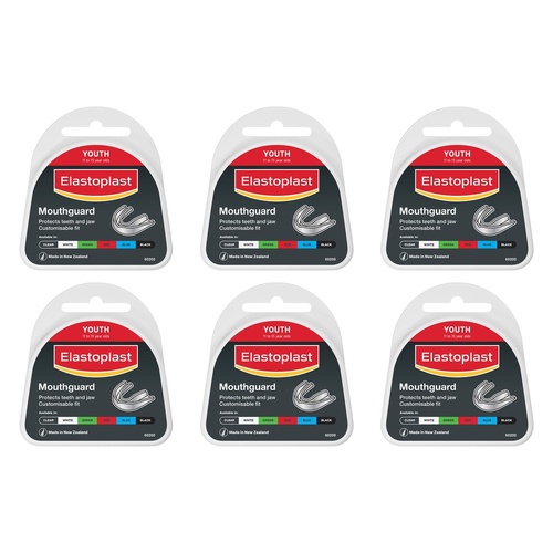 Elastoplast Sport Mouthguard Youth Assorted Colours Pack of 6