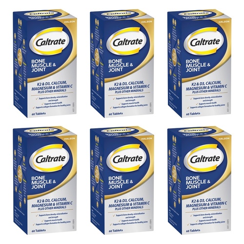 Caltrate Bone Muscle & Joint 60 Tablets Pack of 6