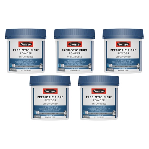 Swisse Prebiotic Fibre Powder 210g Pack of 5