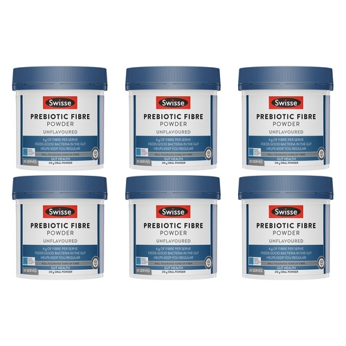 Swisse Prebiotic Fibre Powder 210g Pack of 6