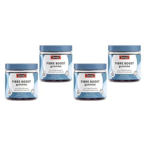 Swisse Fibre Boost 45 Gummies Pack of 4