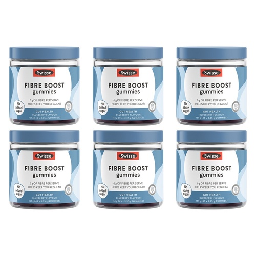 Swisse Fibre Boost 45 Gummies Pack of 6