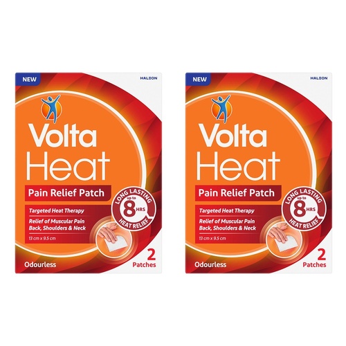 VoltaHeat Pain Relief Patch 2 Patches Pack of 2