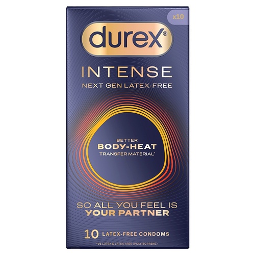 Durex Intense Regular Latex-Free 10 Condoms