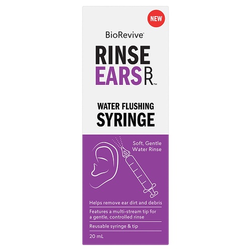 BioRevive RinseEars Water Flushing Syringe 20mL