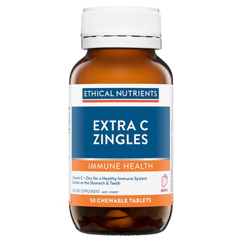 Ethical Nutrients Extra C Zingles Berry Chewable Tablets
