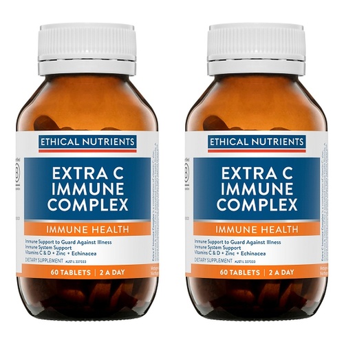 Ethical Nutrients Extra C Immune Complex 60 Tablets Pack of 2