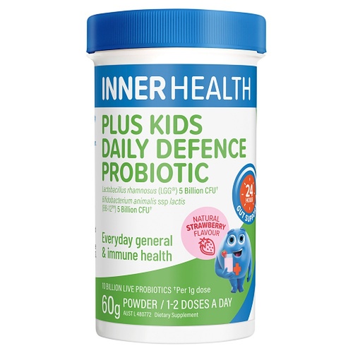 Inner Health Plus Kids Daily Defence Probiotic Strawberry 60g