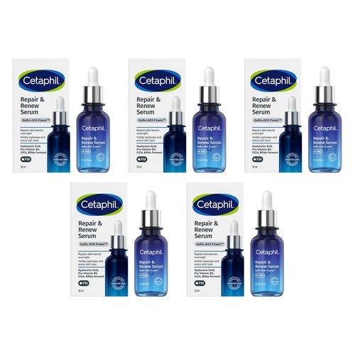 Cetaphil Repair & Renew Serum 30mL Pack of 5