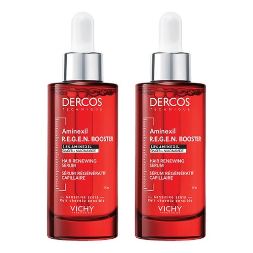 Dercos Aminexil Regen Booster Serum 90mL Pack of 2