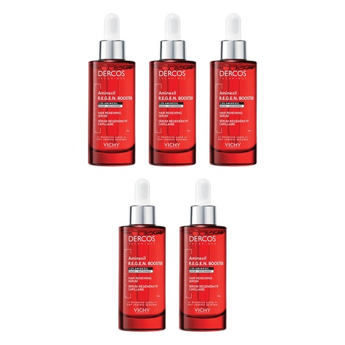 Dercos Aminexil Regen Booster Serum 90mL Pack of 5
