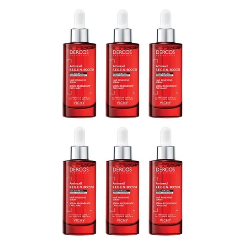 Dercos Aminexil Regen Booster Serum 90mL Pack of 6