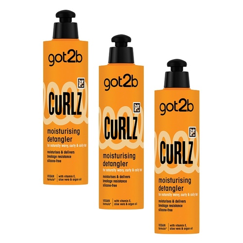 Got2B Curlz Moisturising Detangler 200mL Pack of 3