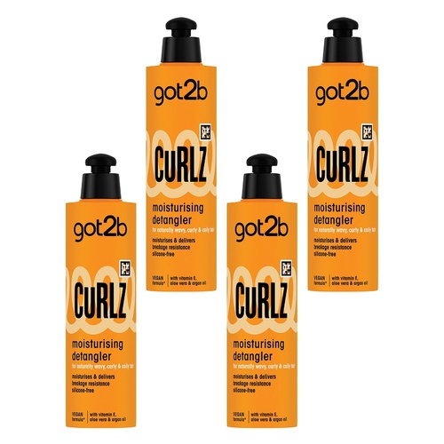 Got2B Curlz Moisturising Detangler 200mL Pack of 4