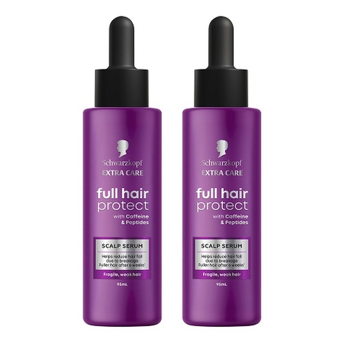 Schwarzkopf Extra Care Full Hair Protect Scalp Serum 95mL Pack of 2