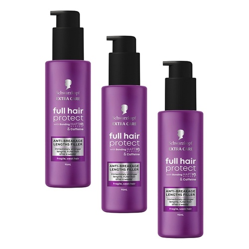 Schwarzkopf Extra Care Full Hair Protect Anti-Breakage Lengths Filler Pack of 3