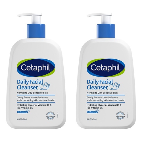 Cetaphil Daily Facial Cleanser 473mL Pack of 2