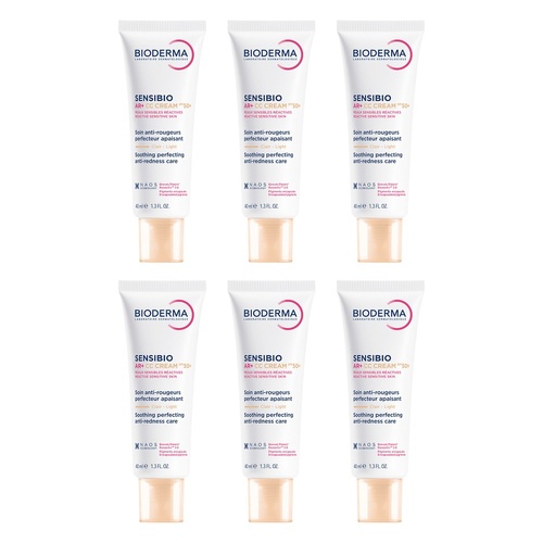 Bioderma Sensibio AR+ CC Cream SPF50+ 40ml Pack of 6