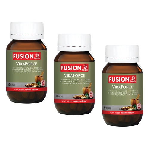 Fusion Health ViraForce Vege Capsules Pack of 3