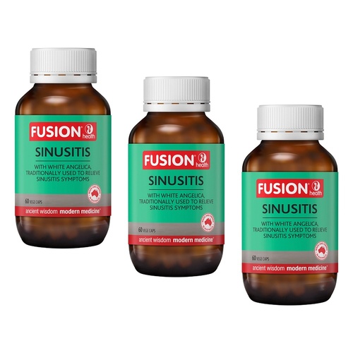 Fusion Health Sinusitis Vege Capsules Pack of 3