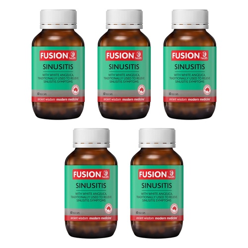 Fusion Health Sinusitis Vege Capsules Pack of 5