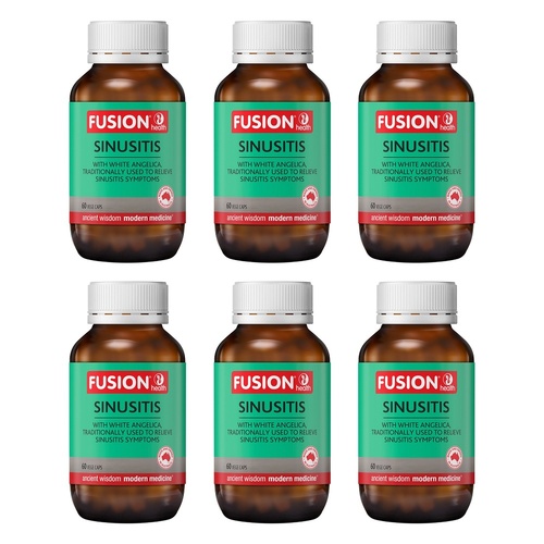 Fusion Health Sinusitis Vege Capsules Pack of 6