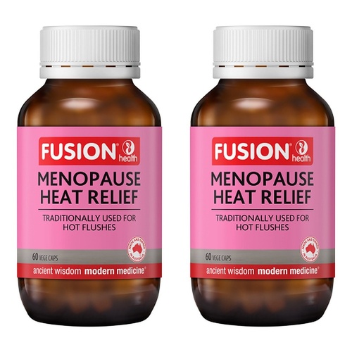 Fusion Health Menopause Heat Relief Vege Capsules Pack of 2