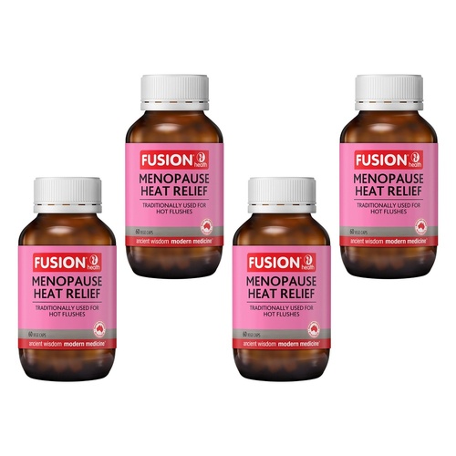 Fusion Health Menopause Heat Relief Vege Capsules Pack of 4