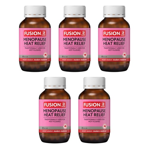 Fusion Health Menopause Heat Relief Vege Capsules Pack of 5