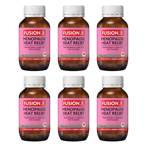 Fusion Health Menopause Heat Relief Vege Capsules Pack of 6