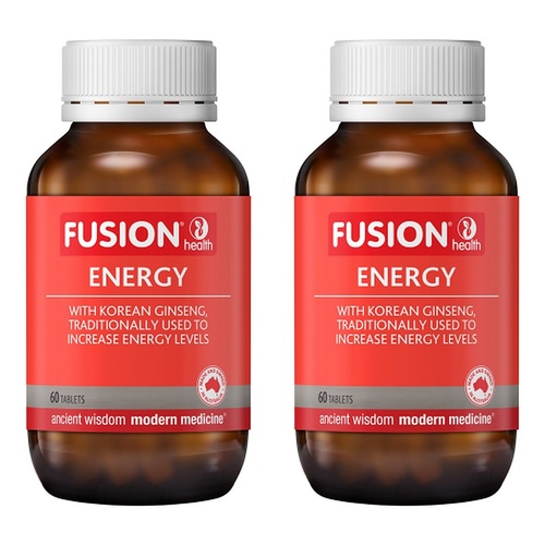 Fusion Health Energy 60 Tablets Pack of 2