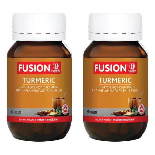Fusion Health Turmeric 60 Tablets Pack of 2