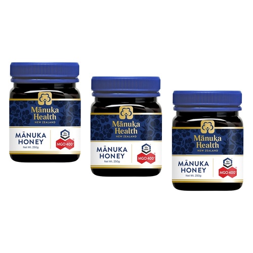 Manuka Health MGO 400+ UMF 13 Manuka Honey 250g Pack of 3