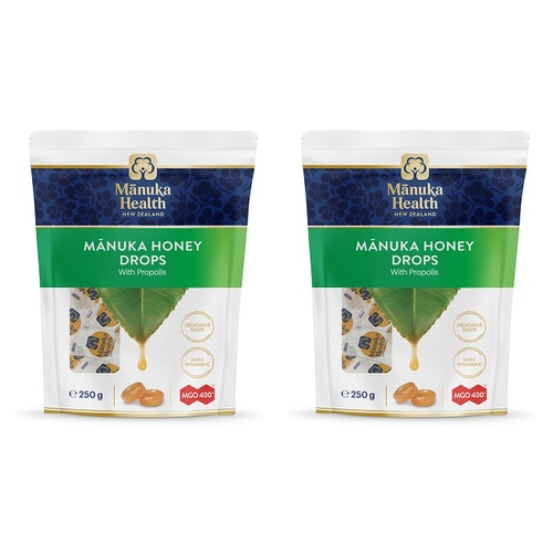 Manuka Health Manuka Honey Drops with Propolis 250g Pack of 2