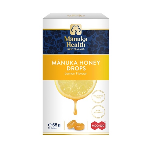 Manuka Health Manuka Honey Drops Lemon Flavour 65g