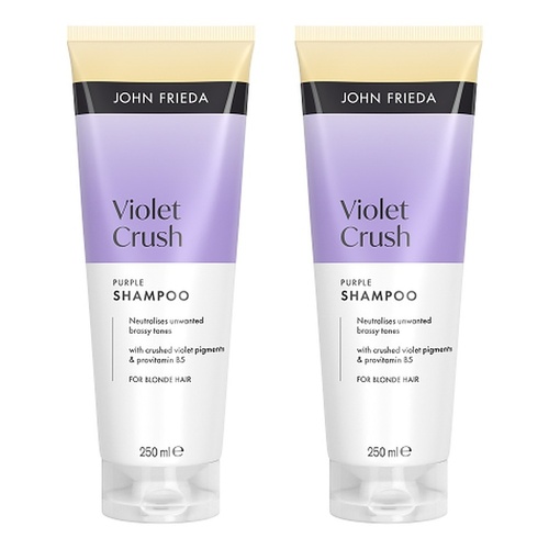 John Frieda Violet Crush Purple Shampoo 250mL Pack of 2