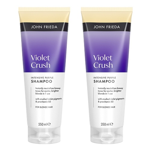 John Frieda Violet Crush Intensive Purple Shampoo 250mL Pack of 2