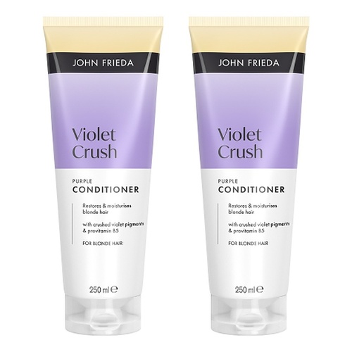 John Frieda Violet Crush Purple Conditioner 250mL Pack of 2