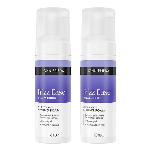 John Frieda Frizz Ease Dream Curls Air-Dry Waves Styling Foam 150mL Pack of 2