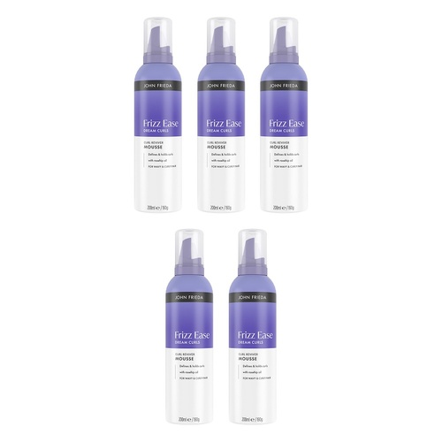 John Frieda Frizz Ease Dream Curls Curl Reviver Mousse 200mL Pack of 5