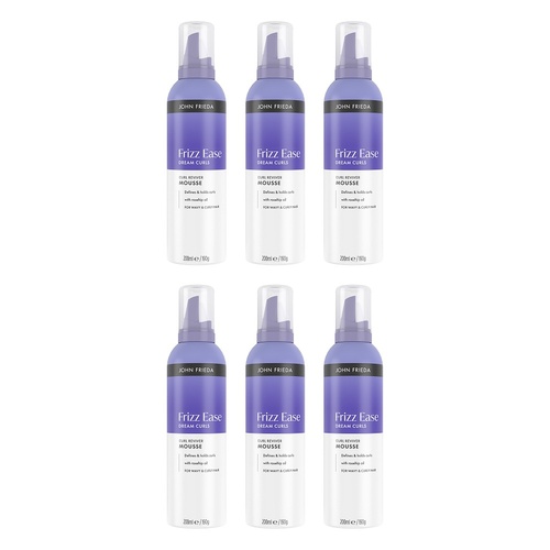 John Frieda Frizz Ease Dream Curls Curl Reviver Mousse 200mL Pack of 6